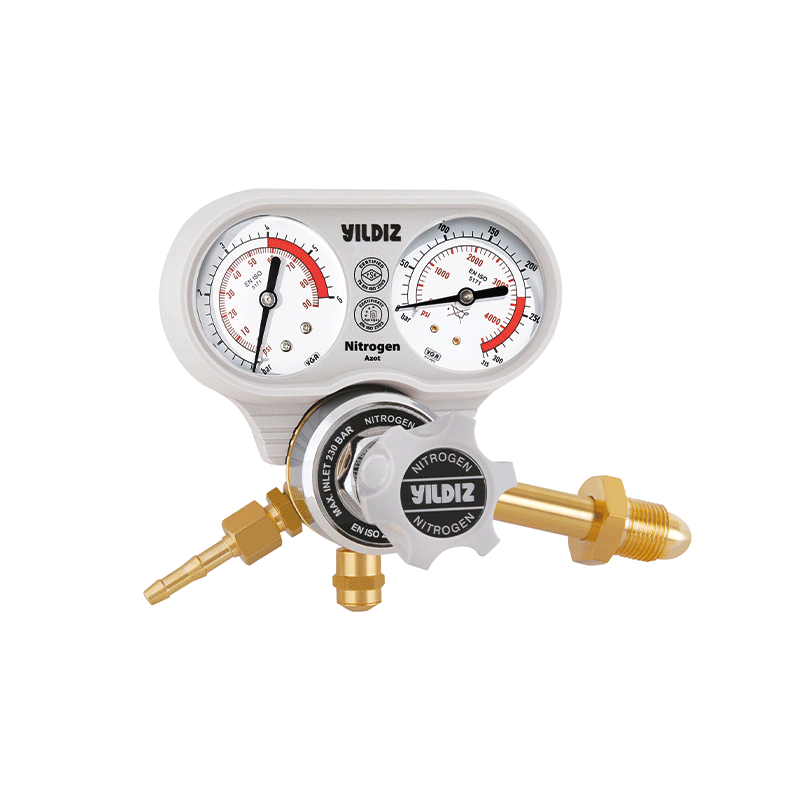 Yıldız Gaz 5430S Azot Basınç Düşürücü G 5/8" Dış – 0–4 Bar