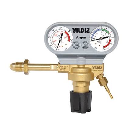 Yıldız Gaz 5343 Karışım Gaz Basınç Düşürücü G 5/8" Dış – Manometreli 30 L/Min