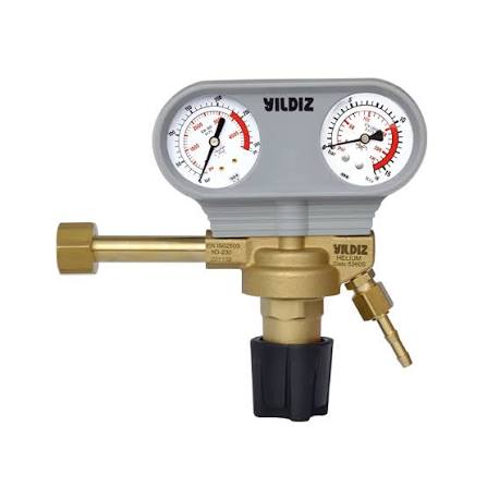 Yıldız Gaz 5360 Helyum Basınç Düşürücü W 21.80 × 1/14" – 0–10 Bar