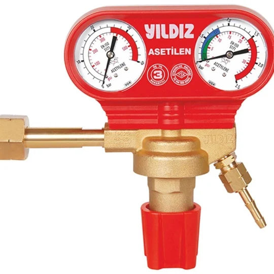 Azot Basınç Düşürücü G 5/8" Dış 0–10 Bar Regülatör